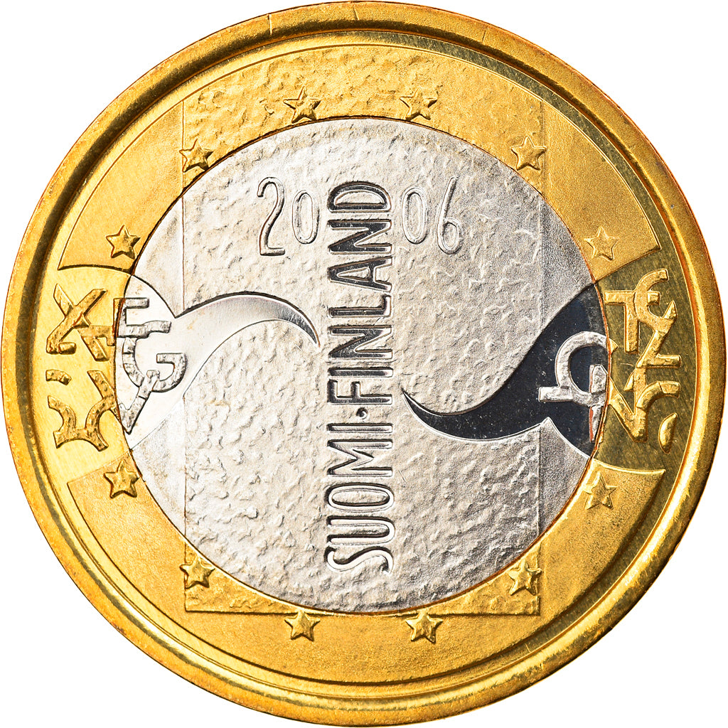 Finland, 5 Euro, 2006, Vantaa, MS(65-70), Bi-Metallic, KM:131