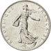 FRANCE, Semeuse, Franc, 1991, Paris, KM #925.1, AU(55-58), Nickel, 24, Gadoury..