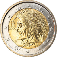 Italy, 2 Euro, 2002, Rome, MS(65-70), Bi-Metallic, KM:217