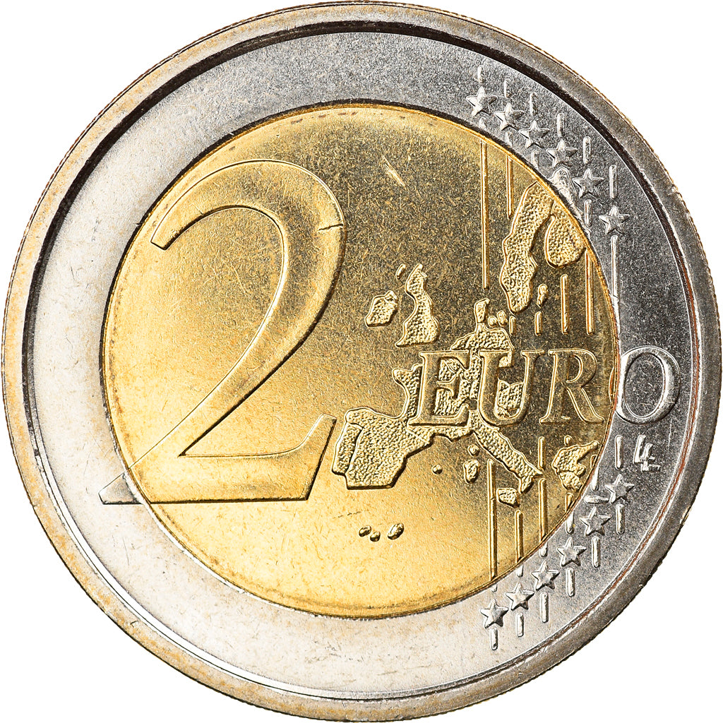 Italy, 2 Euro, 2002, Rome, MS(65-70), Bi-Metallic, KM:217