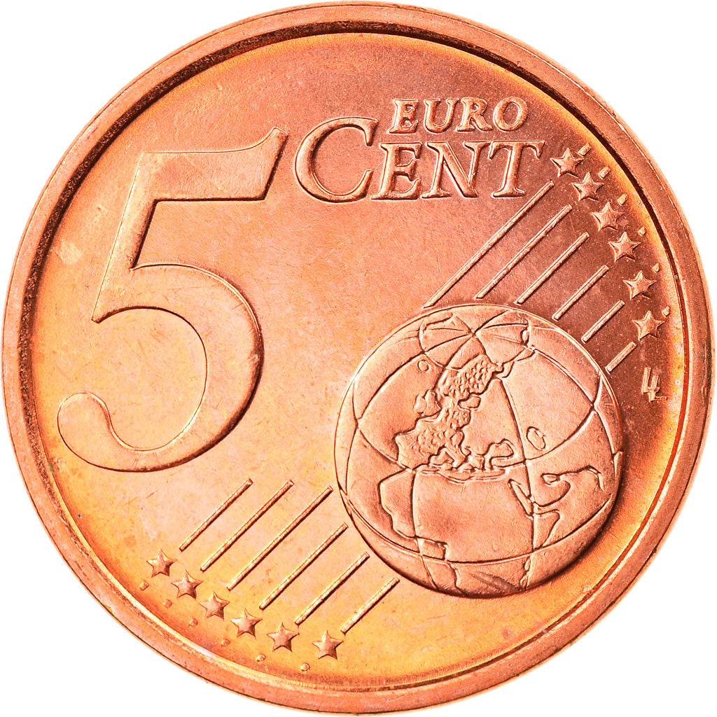 Italy, 5 Euro Cent, 2003, Rome, MS(65-70), Copper Plated Steel, KM:212