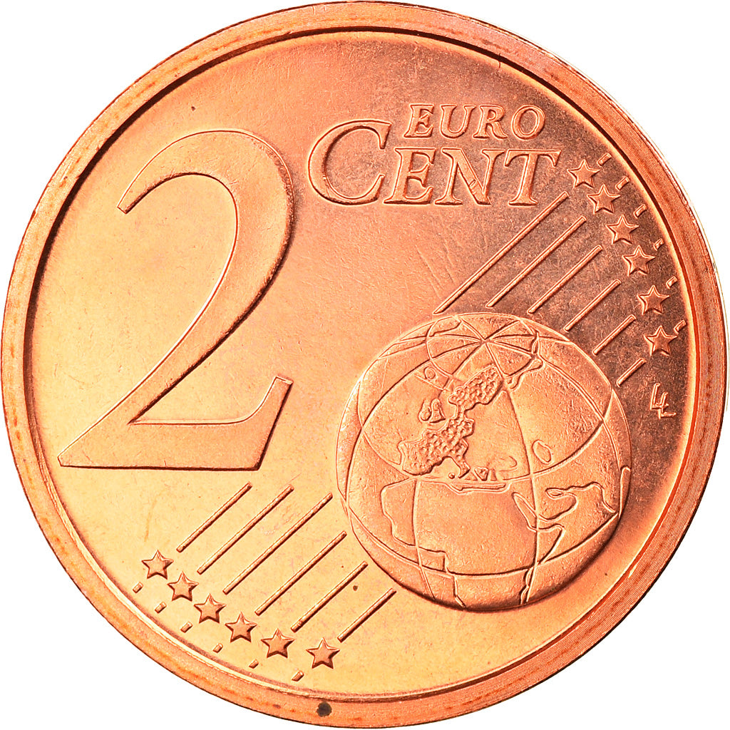 Itália, 2 Euro Cent, 2004, Rome, MS(65-70), Aço Cromado a Cobre, KM:211