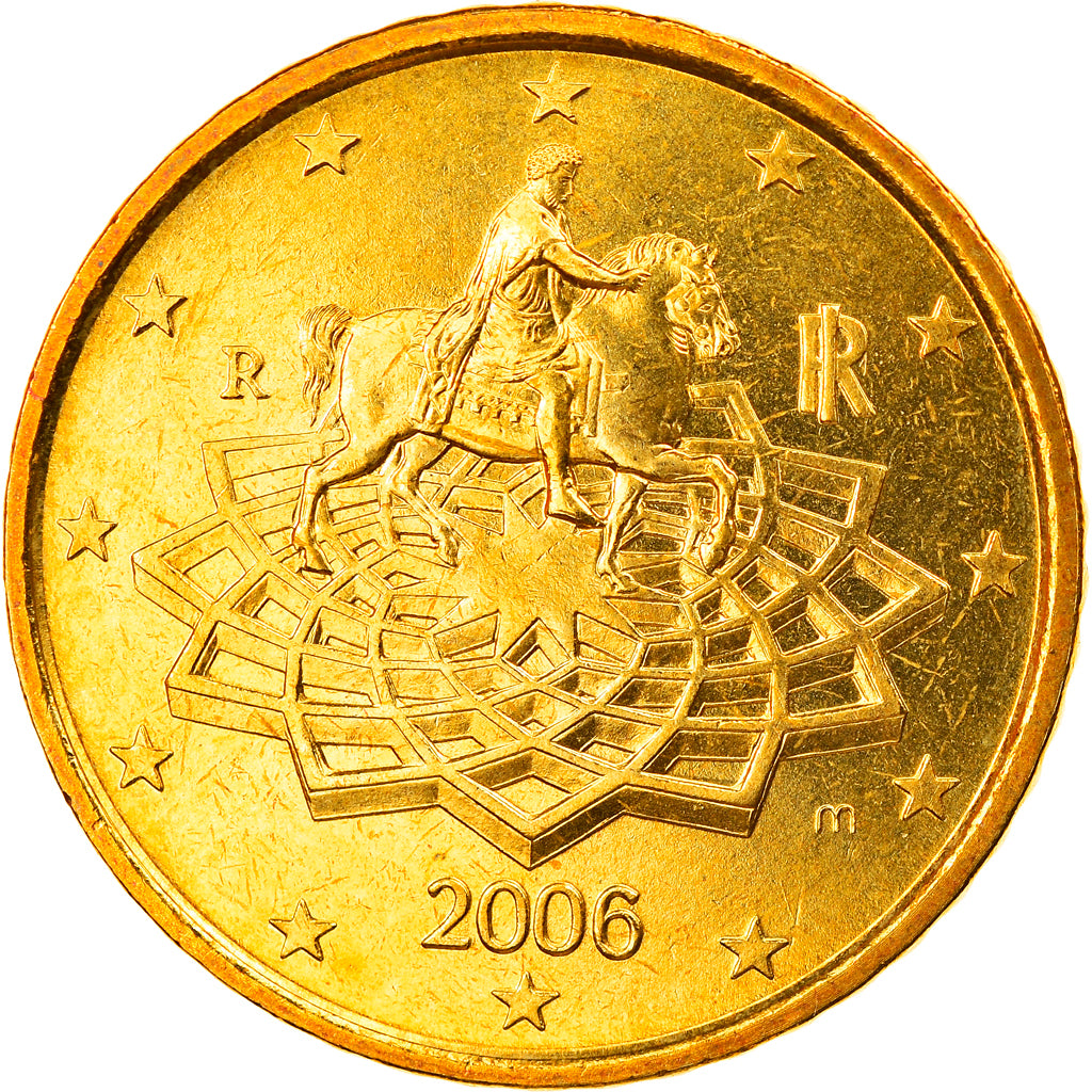 Italia, 50 Euro Cent, 2006, Rome, FDC, Ottone, KM:215