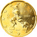 Italien, 20 Euro Cent, 2007, Rome, STGL, Messing, KM:214