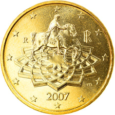Italy, 50 Euro Cent, 2007, Rome, MS(65-70), Brass, KM:215