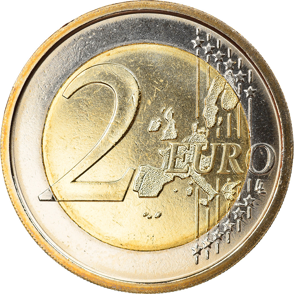 Italy, 2 Euro, 2007, Rome, MS(65-70), Bi-Metallic, KM:217