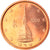 Itália, 2 Euro Cent, 2008, Rome, MS(65-70), Aço Cromado a Cobre, KM:211