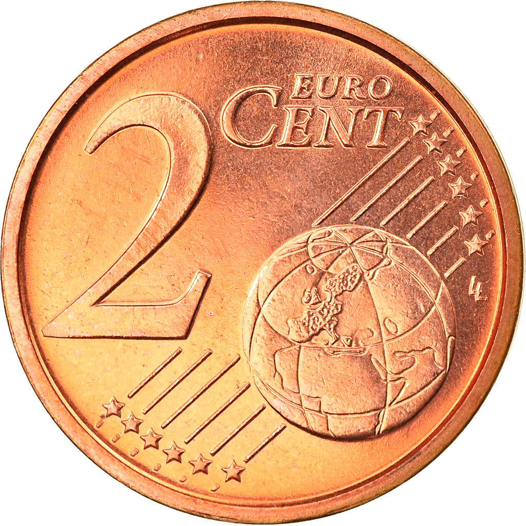 Italië, 2 Euro Cent, 2008, Rome, FDC, Copper Plated Steel, KM:211