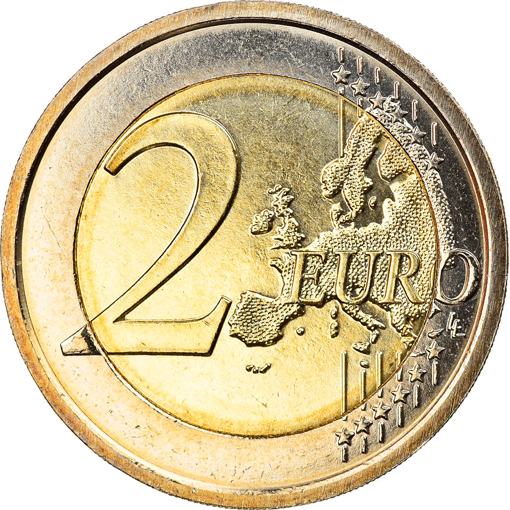 Italy, 2 Euro, 2008, Rome, MS(65-70), Bi-Metallic, KM:251