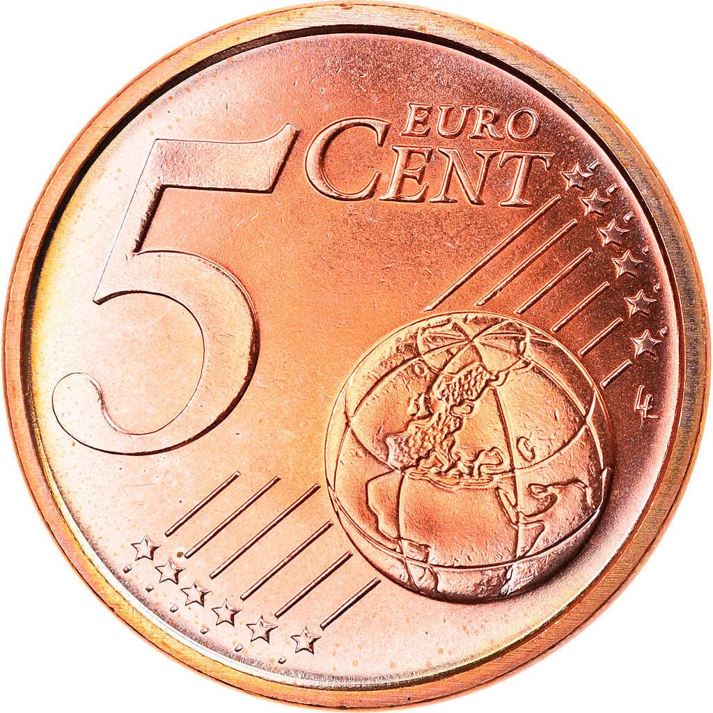 Italie, 5 Euro Cent, 2009, Rome, FDC, Copper Plated Steel, KM:212