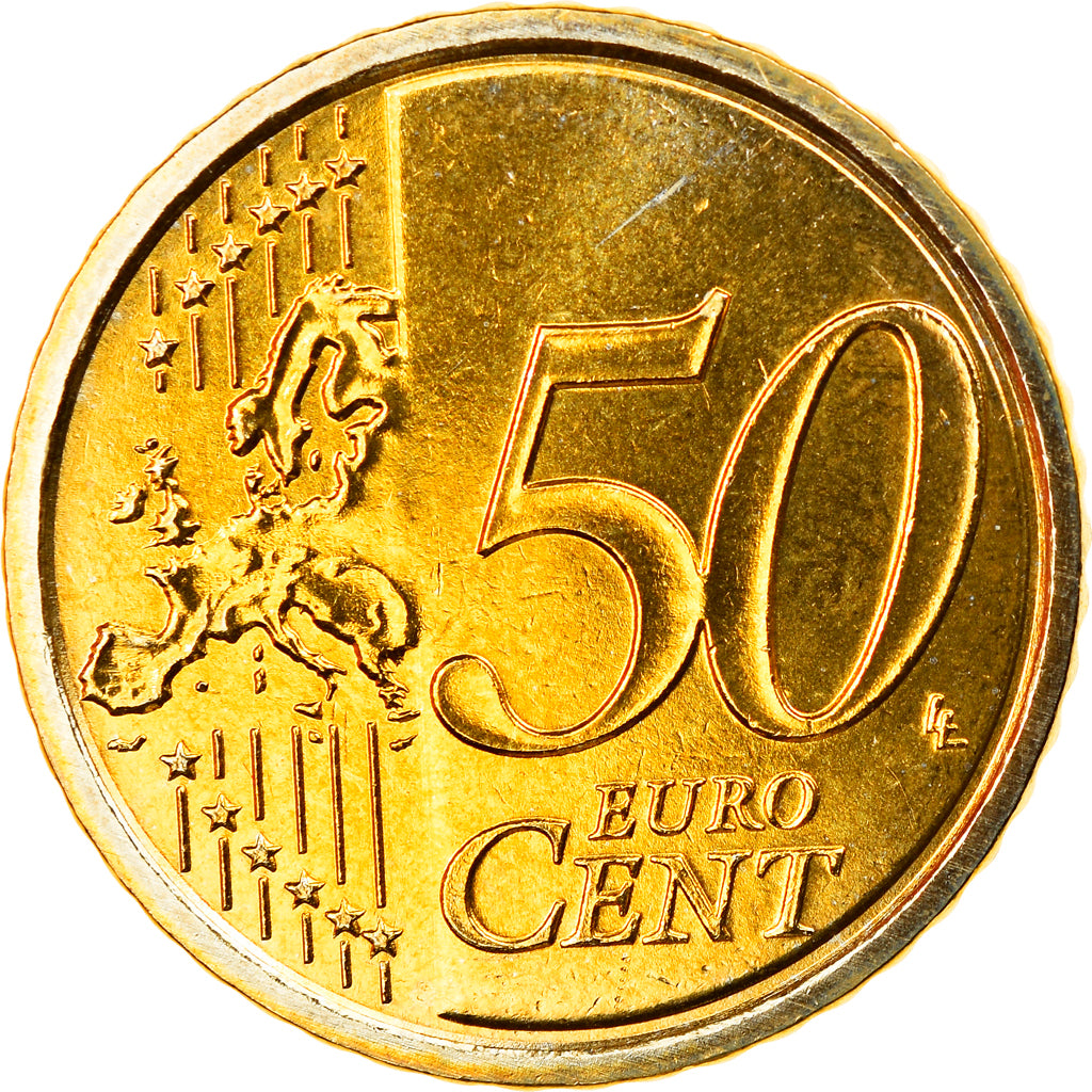 Italy, 50 Euro Cent, 2009, Rome, MS(65-70), Brass, KM:249