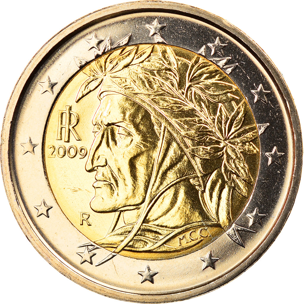 Italy, 2 Euro, 2009, Rome, MS(65-70), Bi-Metallic, KM:251