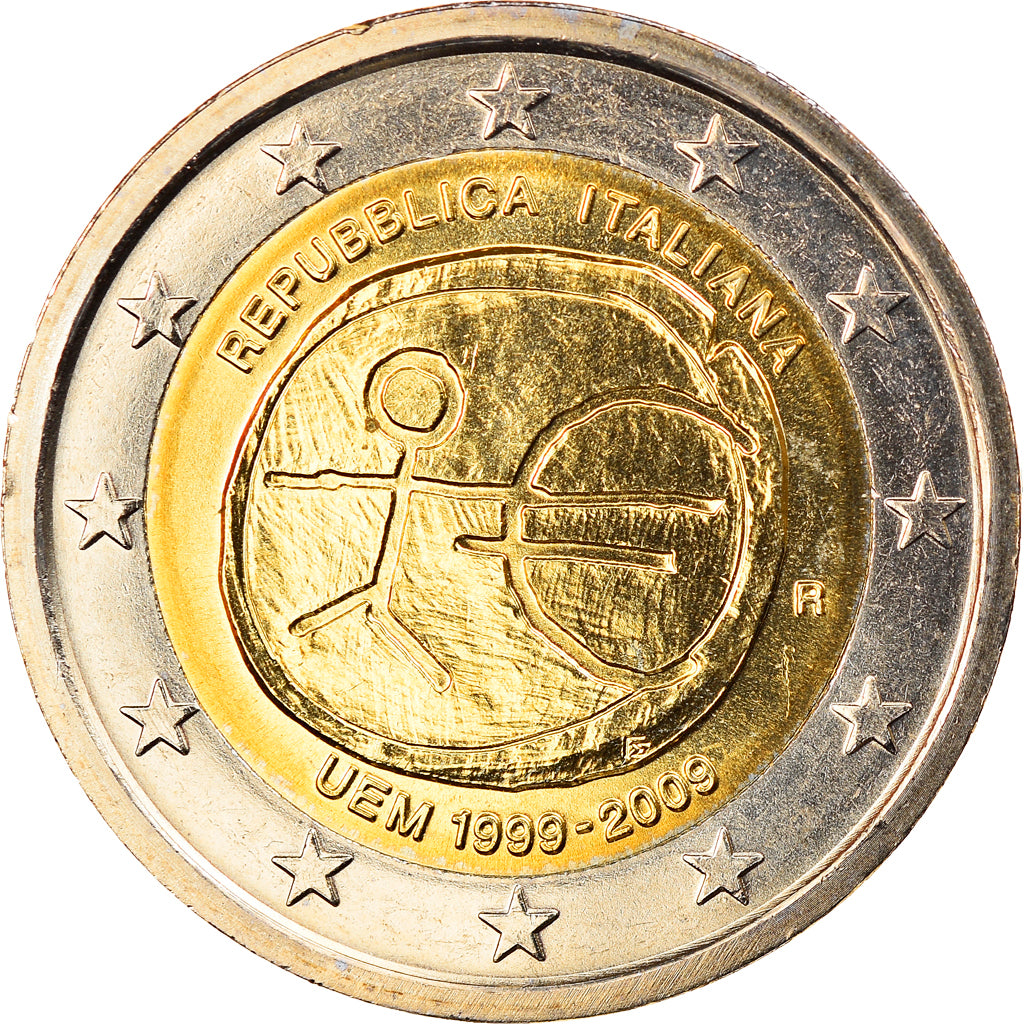 Italy, 2 Euro, EMU, 2009, Rome, MS(65-70), Bi-Metallic, KM:312