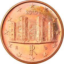 Italia, Euro Cent, 2010, Rome, FDC, Acciaio placcato rame, KM:210