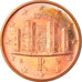 Italia, Euro Cent, 2010, Rome, FDC, Acciaio placcato rame, KM:210