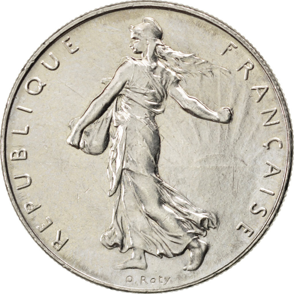 Munten, Frankrijk, Semeuse, Franc, 1998, PR+, Nickel, KM:925.1, Gadoury:474