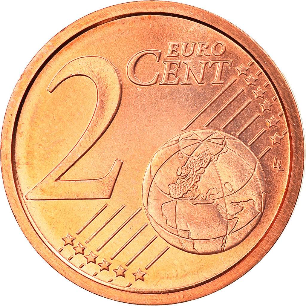 Italien, 2 Euro Cent, 2010, Rome, STGL, Copper Plated Steel, KM:211