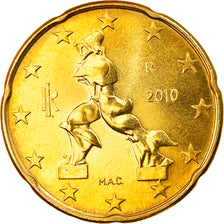 Italia, 20 Euro Cent, 2010, Rome, FDC, Ottone, KM:248