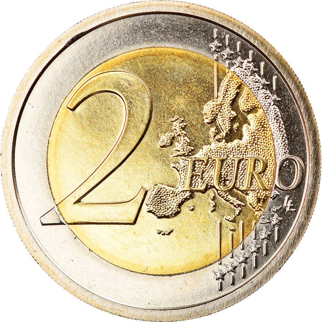 Italy, 2 Euro, 2010, Rome, MS(65-70), Bi-Metallic, KM:251