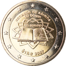IRELAND REPUBLIC, 2 Euro, Traité de Rome 50 ans, 2007, Sandyford, MS(65-70)