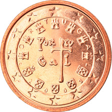 Portugal, 2 Euro Cent, 2003, Lisbon, MS(65-70), Copper Plated Steel, KM:741