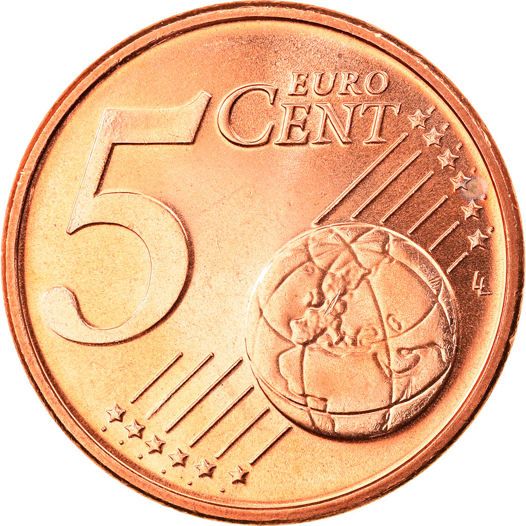 Portugal, 5 Euro Cent, 2003, Lisbon, MS(65-70), Copper Plated Steel, KM:742