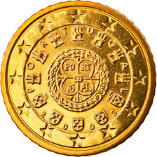 Portugal, 50 Euro Cent, 2003, Lisbon, MS(65-70), Latão, KM:745