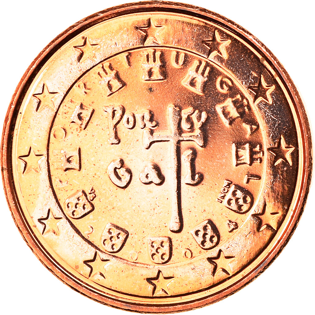 Portugal, Euro Cent, 2004, Lisbonne, FDC, Copper Plated Steel, KM:740