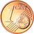 Portugal, Euro Cent, 2004, Lisbon, MS(65-70), Aço Cromado a Cobre, KM:740