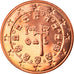 Portugal, 5 Euro Cent, 2004, Lisbon, MS(65-70), Aço Cromado a Cobre, KM:742