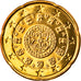 Portugal, 20 Euro Cent, 2004, Lisbon, MS(65-70), Brass, KM:744