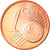 Portugal, Euro Cent, 2005, Lisbon, MS(65-70), Aço Cromado a Cobre, KM:740