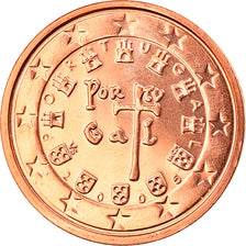 Portogallo, 2 Euro Cent, 2005, Lisbon, FDC, Acciaio placcato rame, KM:741