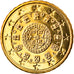 Portugal, 10 Euro Cent, 2005, Lisbon, MS(65-70), Brass, KM:743