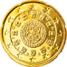 Portogallo, 20 Euro Cent, 2005, Lisbon, FDC, Ottone, KM:744
