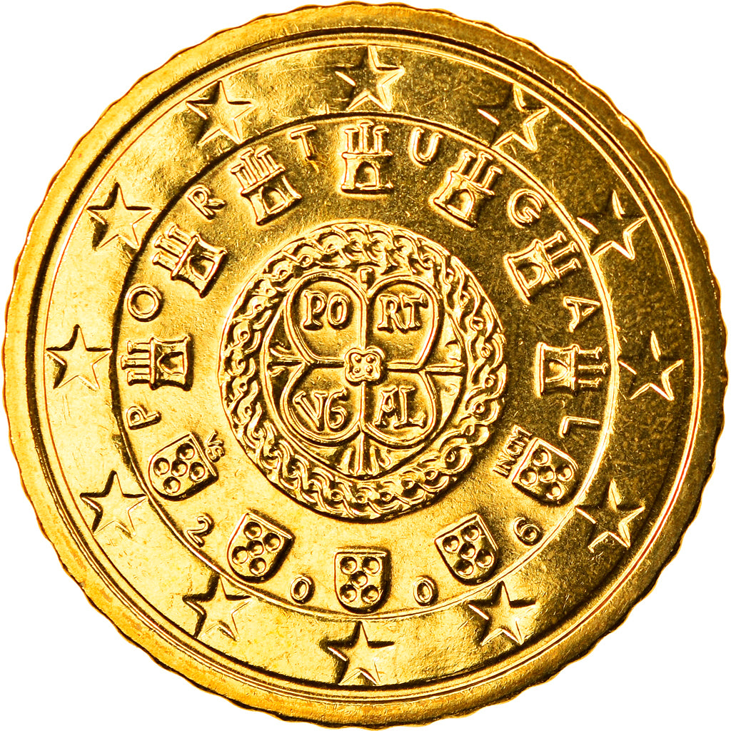 Portugal, 50 Euro Cent, 2006, Lisbon, STGL, Messing, KM:745