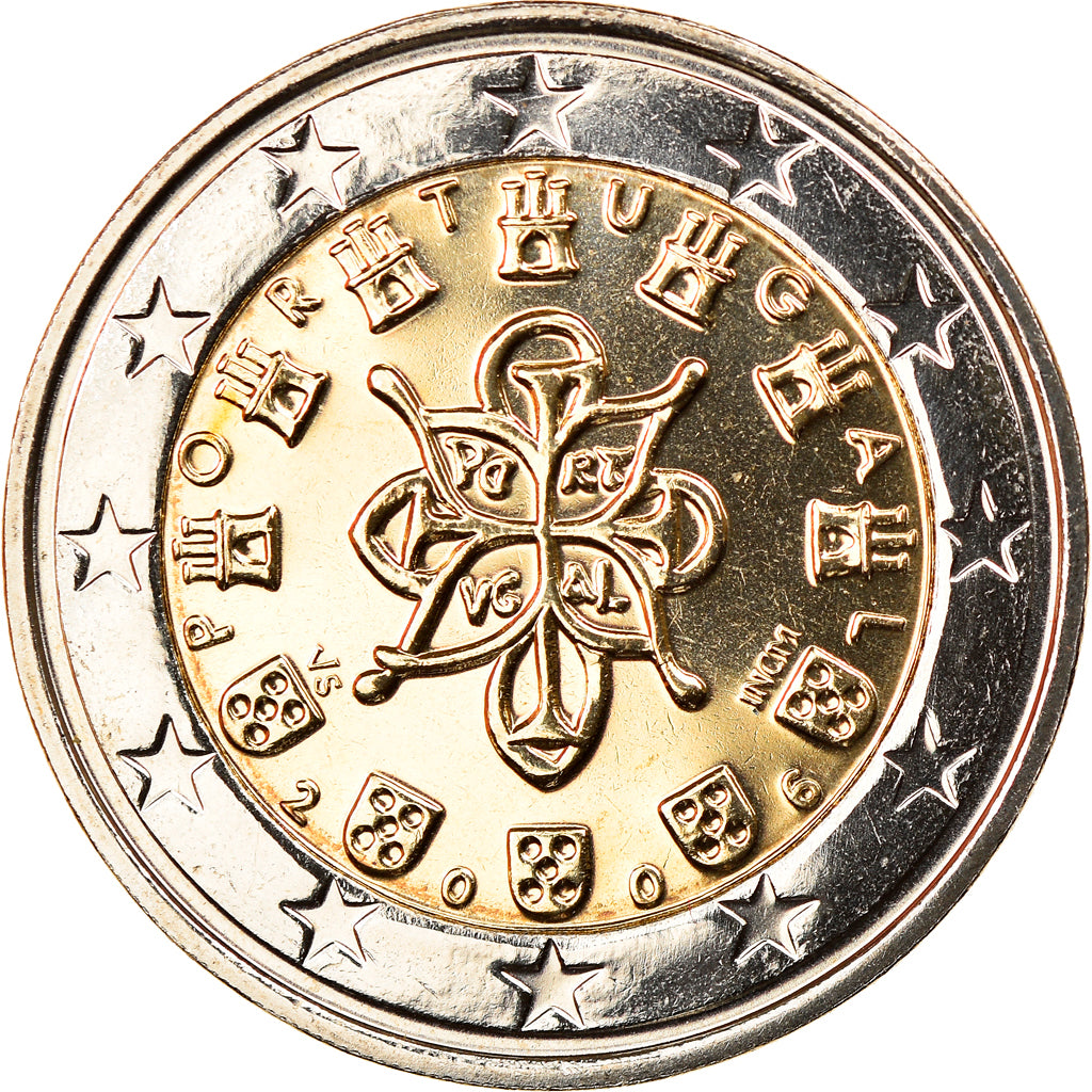 Portugal, 2 Euro, 2006, Lisbon, MS(65-70), Bi-Metallic, KM:747
