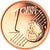 Portugal, Euro Cent, 2008, Lisbon, MS(65-70), Aço Cromado a Cobre, KM:740