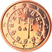 Portugal, 2 Euro Cent, 2008, Lisbon, MS(65-70), Aço Cromado a Cobre, KM:741