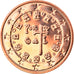 Portugal, 5 Euro Cent, 2008, Lisbon, MS(65-70), Miedź platerowana stalą