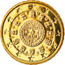 Portugal, 10 Euro Cent, 2008, Lisbonne, FDC, Laiton, KM:763