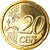 Portugal, 20 Euro Cent, 2008, Lisbon, MS(65-70), Latão, KM:764