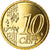 Portugal, 10 Euro Cent, 2009, Lisbon, MS(65-70), Latão, KM:763