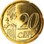 Portugal, 20 Euro Cent, 2009, Lisbon, MS(65-70), Latão, KM:764