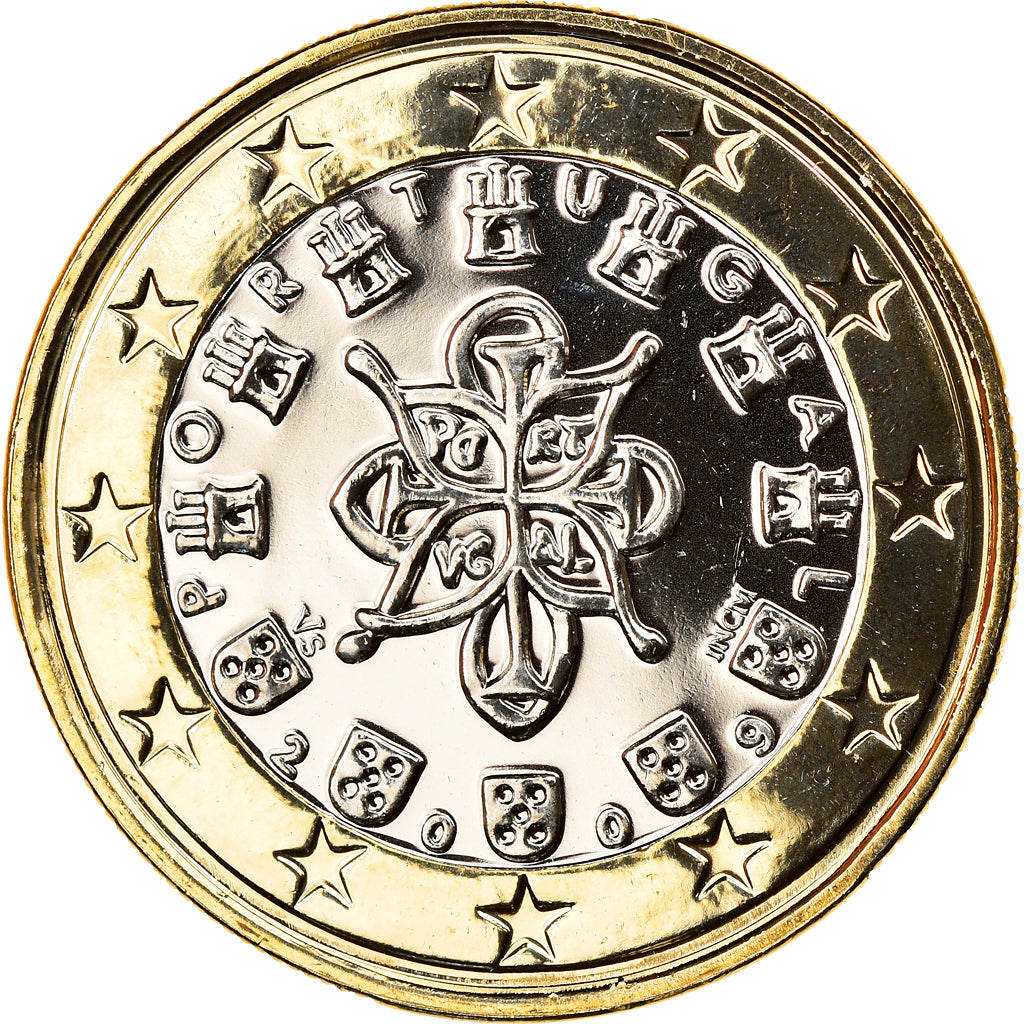 Portugal, Euro, 2009, Lisbon, MS(65-70), Bi-Metallic, KM:766