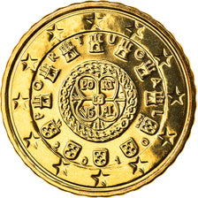 Portugal, 10 Euro Cent, 2010, Lisbon, STGL, Messing, KM:763