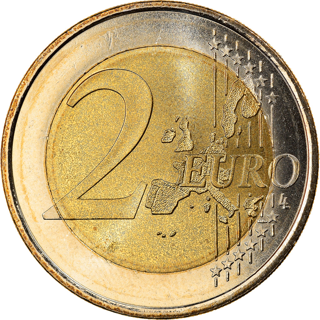 Spain, 2 Euro, 1999, Madrid, MS(65-70), Bi-Metallic, KM:1047