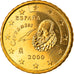 Spagna, 10 Euro Cent, 2000, Madrid, FDC, Ottone, KM:1043