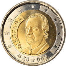 Spain, 2 Euro, 2000, Madrid, MS(65-70), Bi-Metallic, KM:1047