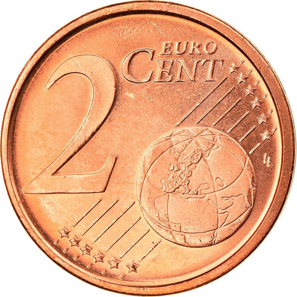 Spanien, 2 Euro Cent, 2001, Madrid, STGL, Copper Plated Steel, KM:1041